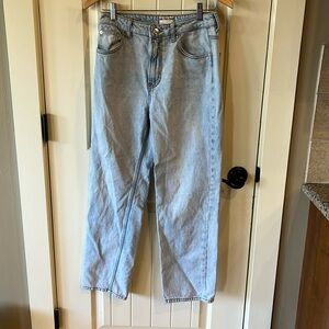 We The Free Pacifica High Rise Slim Straight Leg Free People Jeans Light Wash